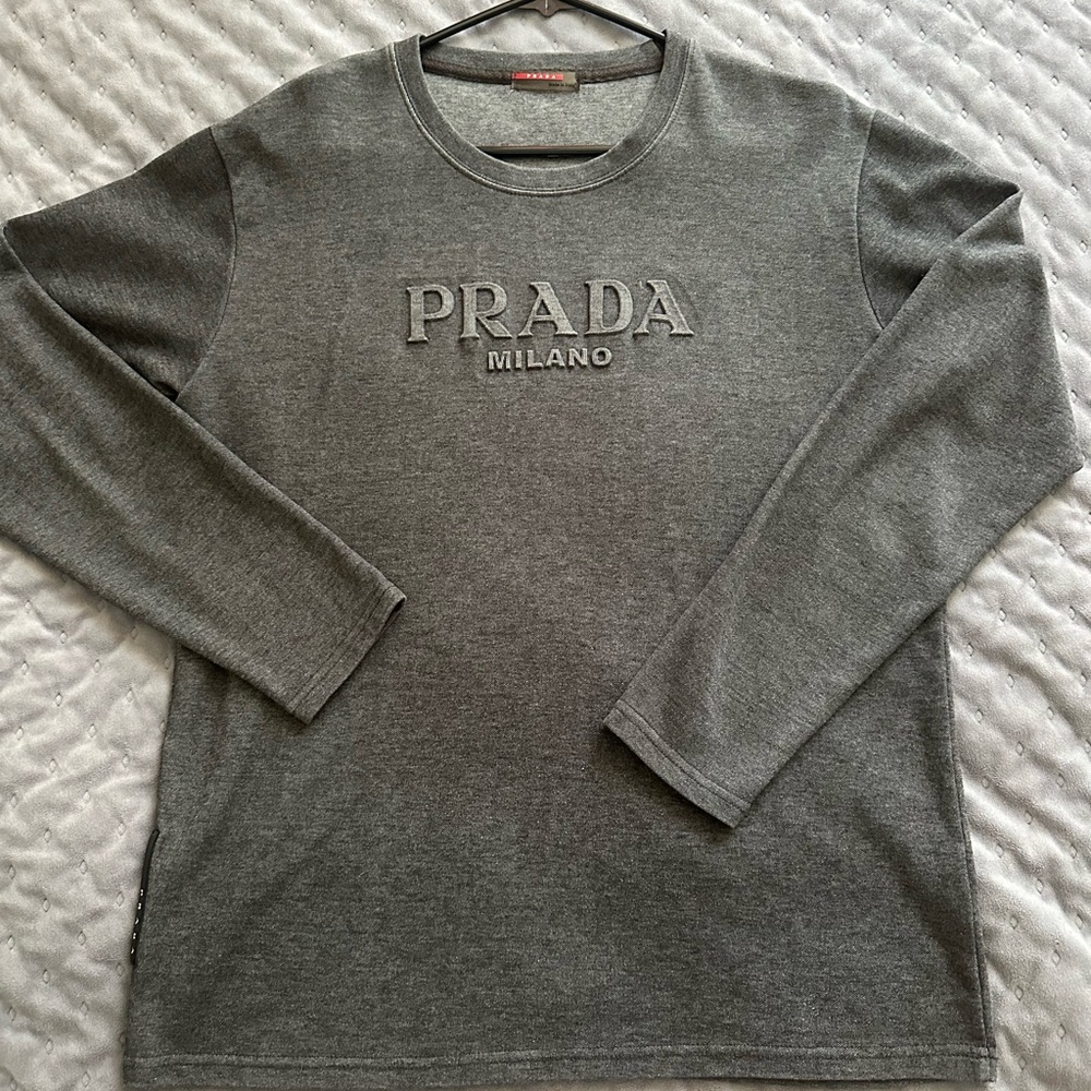Prada Charcoal Knit Top(Unisex)